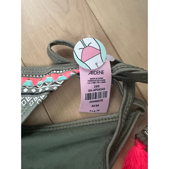 Y2K Bikini Set Ardene Bottom M La Vie En Rose Lace Top S - Picture 3 of 7